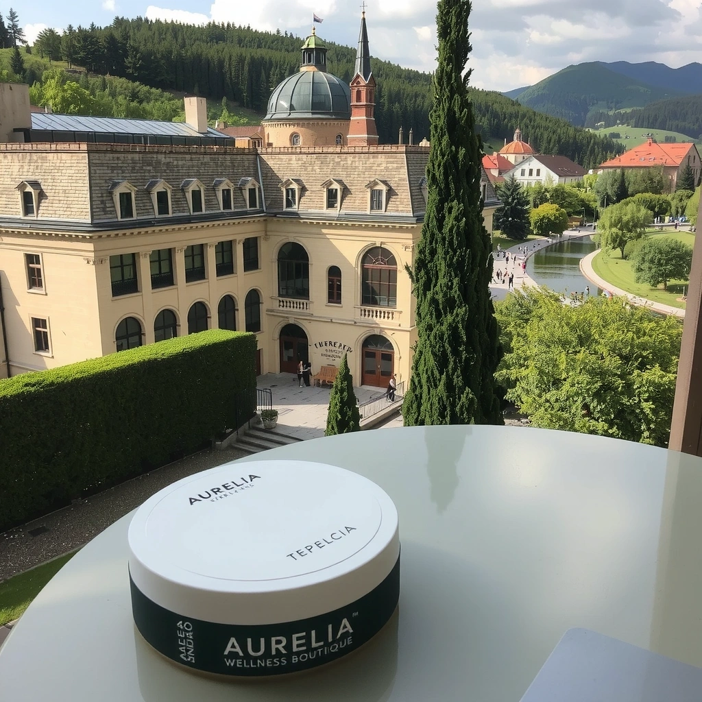 Beautiful Teplice Czech Republic spa town with natural wellness elements